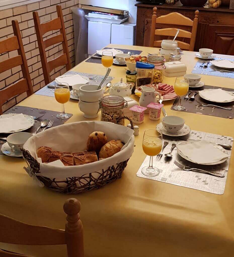 petit déjeuner continental
